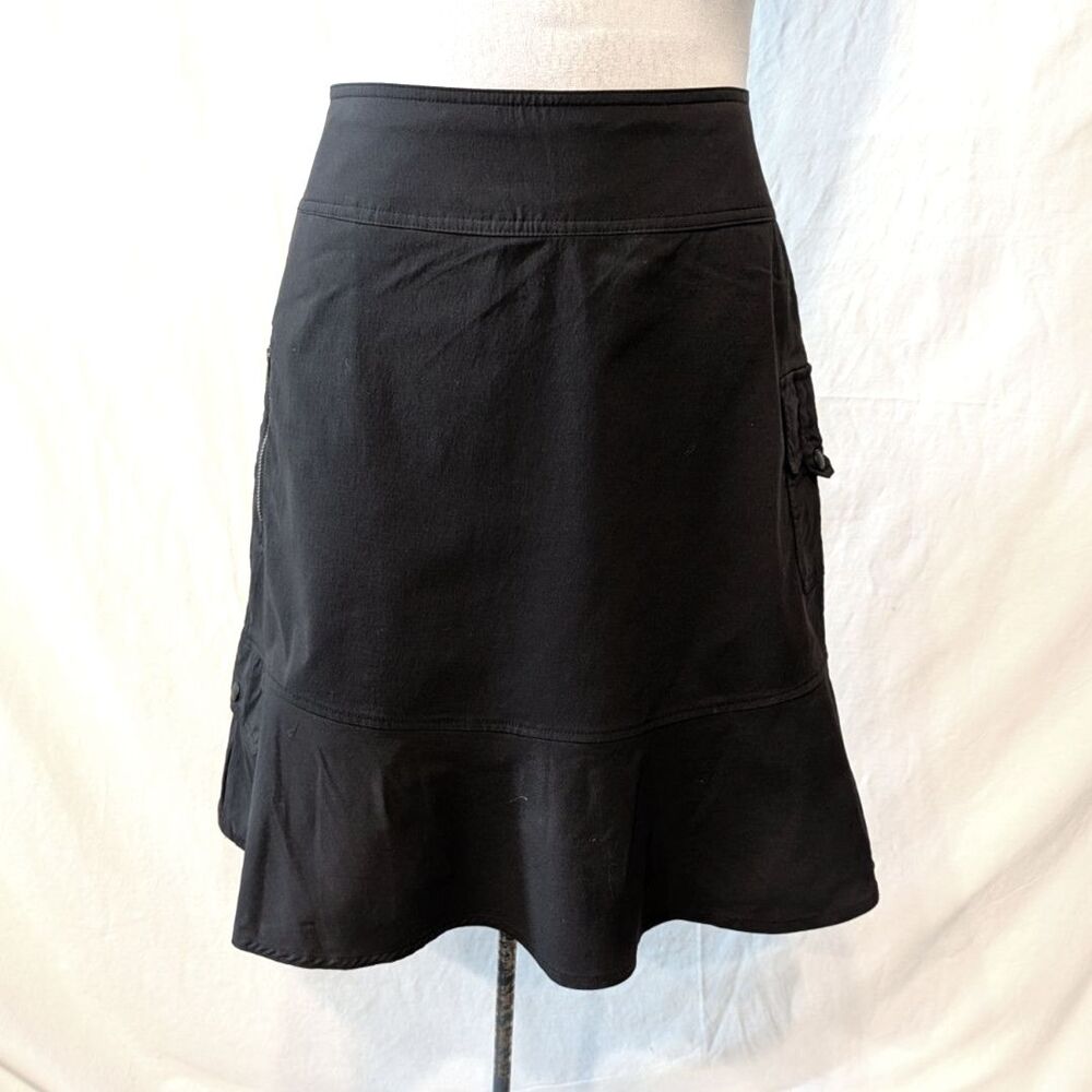 Royal Robbins Black Flutter Skirt, size 8